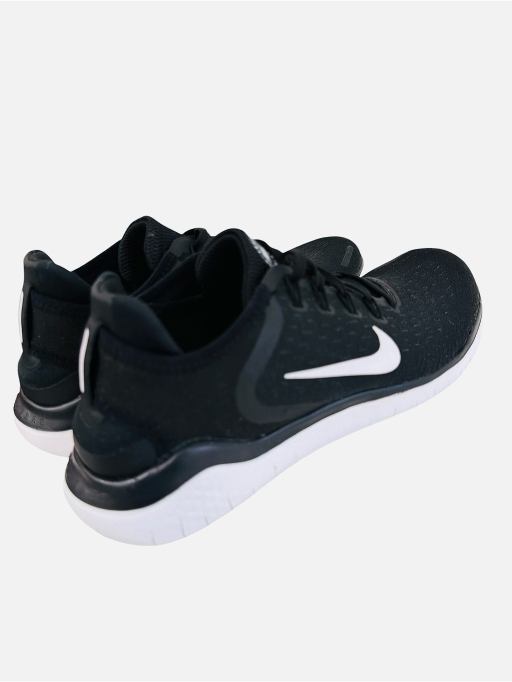 Nike Free RN 2018 Black White Athletic Running Shoes 942837-001 Women's Size 10 - Picture 4 of 12